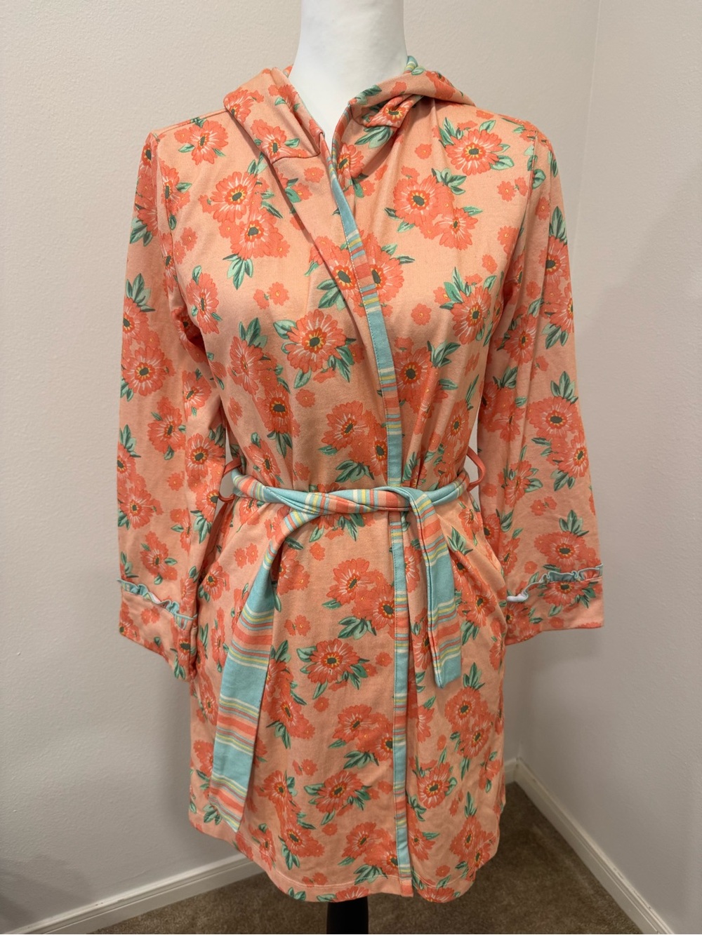 Matilda Jane Summer Showers Hooded Robe XL 16